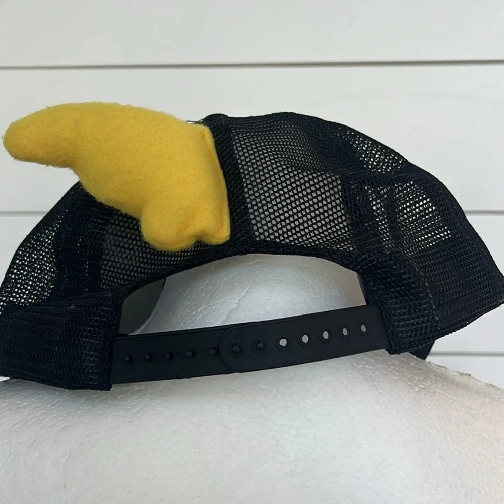 Rare 1986 Fraggle Rock Zonkers Plush Trucker Hat Promo Vintage Jim Henson‎ Cap